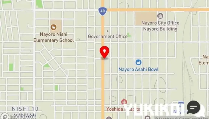 の地図 トトリ 名寄西4条店 焼肉店, バーベキュー店, 肉料理店 で 名寄市