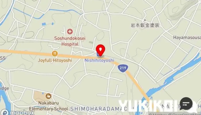 の地図 ドライブインAJISATO カフェ・喫茶, レストラン で 人吉市