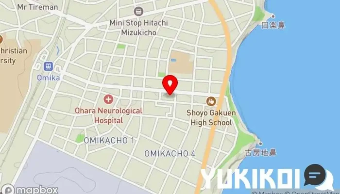 の地図 ナマステ 大みか店 インド料理店 で 日立市