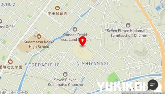 の地図 ナマステタージマハル ゆめタウン下松店 インド料理店 で 下松市