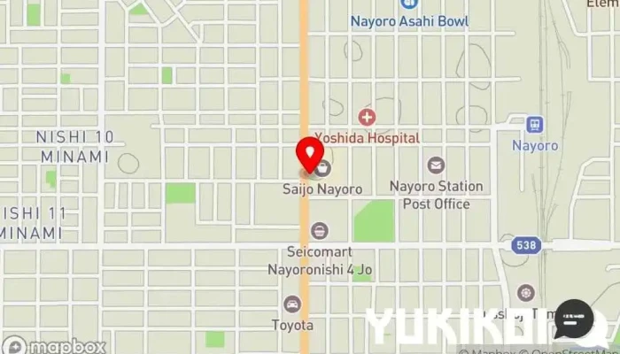 の地図 ナマステ・ネパール名寄店 カレー店, ネパール料理店 で 名寄市