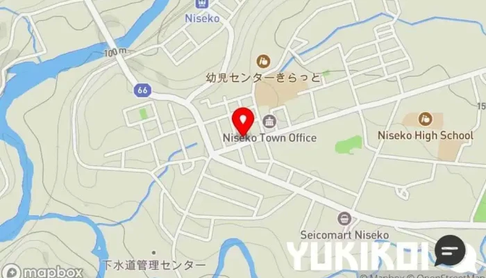 の地図 ニセコ 居酒屋 松 居酒屋 で ニセコ町