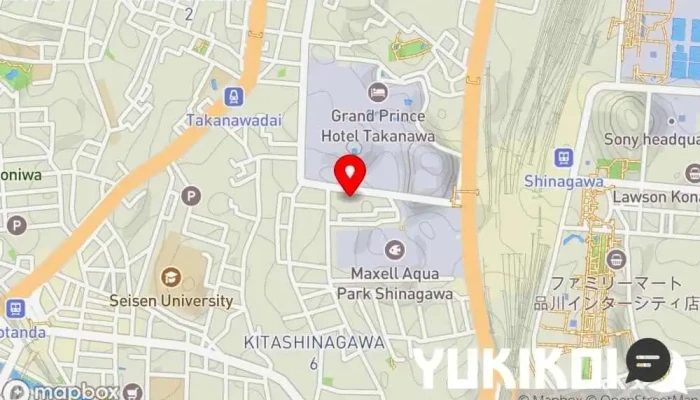の地図 ハーベステラス 品川店 レストラン で 港区