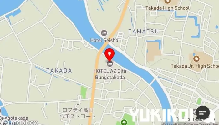 の地図 バイキングレストラン志高 大分豊後高田店 ビュッフェ レストラン で 豊後高田市