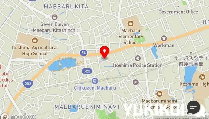 の地図 バインズ ビストロ, クレープ店, フランス料理店, イタリア料理店, レストラン で 糸島市