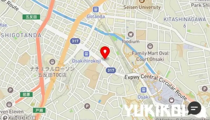 の地図 バンコク食堂ポーモンコン（PHOMONGKHON） タイ料理店, アジア料理店, レストラン, 東南アジア料理店 で 品川区