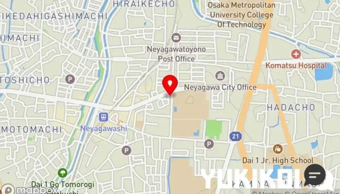 の地図 ビストロ ディセット ビストロ, フランス料理店, レストラン で 寝屋川市
