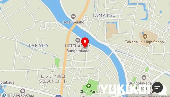 の地図 ビストロげってん ビストロ で 豊後高田市