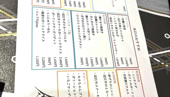 ビストロケンズ -  メニュー - 寝屋川市