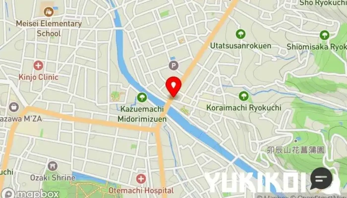 の地図 ビストロ金沢とどろき亭 日本式洋食レストラン で 金沢市