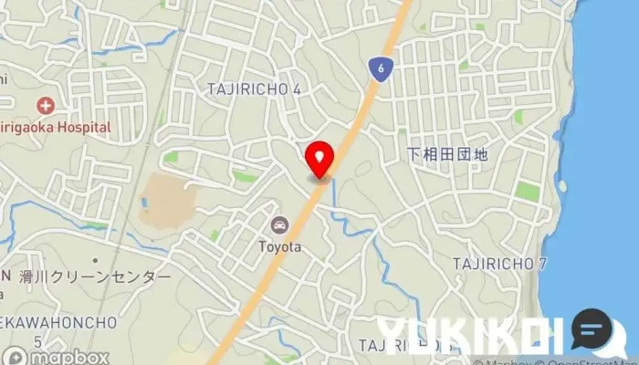 の地図 ビッグボーイ 日立田尻店 ステーキハウス, ファミリー レストラン で 日立市