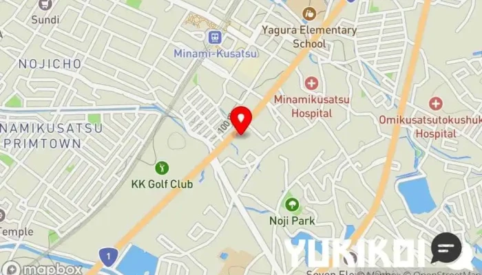 の地図 ビッグボーイ 滋賀草津店 ステーキハウス, ファミリー レストラン で 草津市