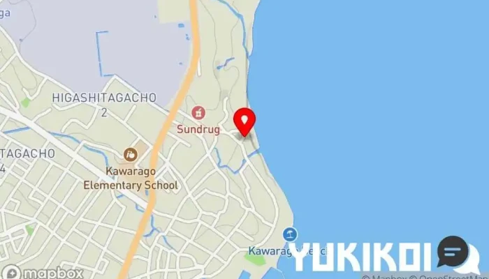 の地図 ビーチ バーガー 9 ハンバーガー店 で 日立市