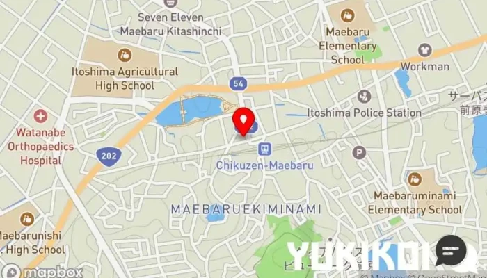 の地図 ビーチ食堂 Mr.BEACH 定食屋 で 糸島市