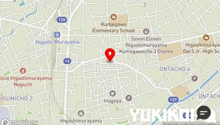 の地図 ピアーズ 東村山店 インド料理店, レストラン で 東村山市