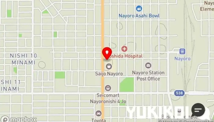 の地図 ファミリーレストラン ペリカン 名寄店 ファミリー レストラン で 名寄市