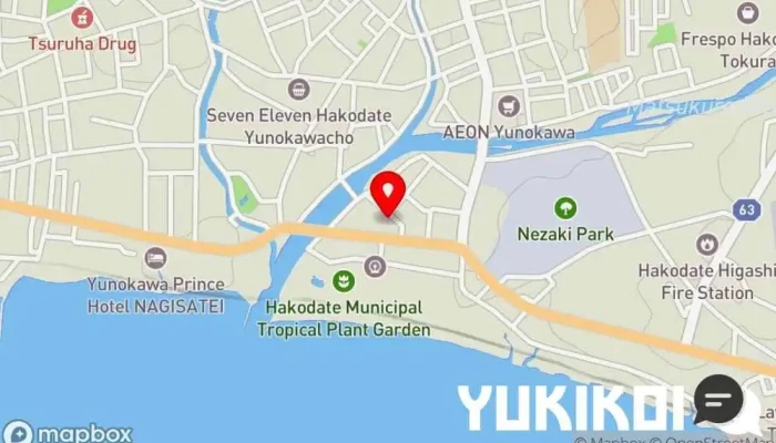 の地図 ブッフェレストラン「月舟」 ビュッフェ レストラン で 函館市