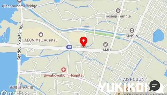 の地図 ベトナムレストラン・アンデップ ベトナム料理店 で 草津市