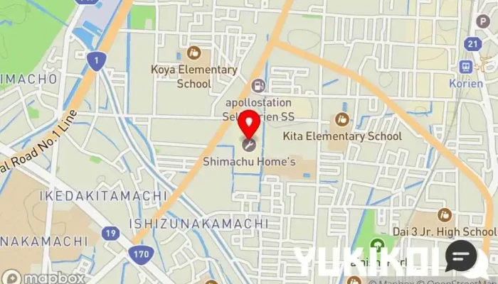 の地図 ベビーフェイスプラネッツ寝屋川店 レストラン, カフェ・喫茶, スイーツおよびデザート ビュッフェ, デザート ショップ で 寝屋川市