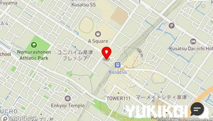 の地図 ホテルボストンプラザ草津 オールデイダイニング リバティー 洋食レストラン, フランス料理店, イタリア料理店 で 草津市