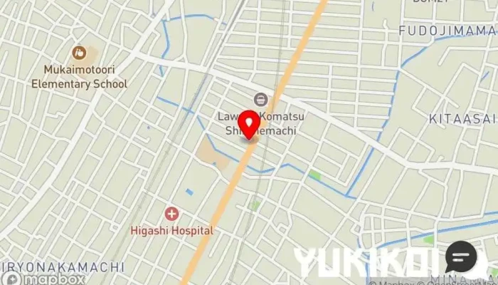 の地図 ホルモン光 小松本店 焼肉店 で 小松市