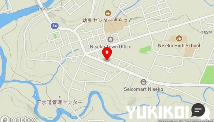 の地図 ホワイトバーチカフェ カフェ・喫茶, ハンバーガー店 で ニセコ町