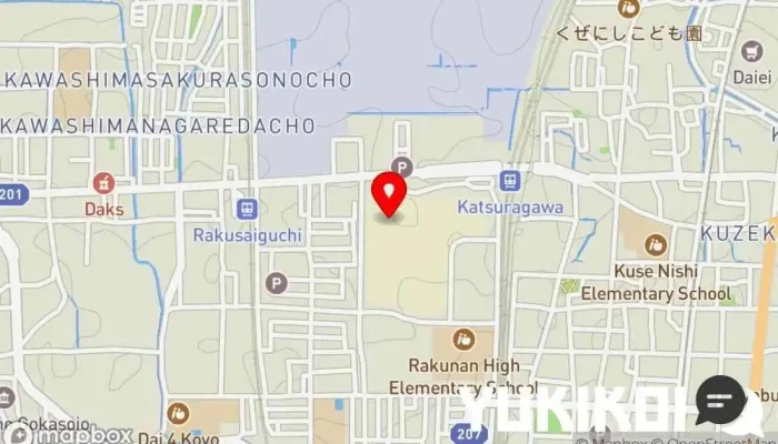 の地図 ポムの樹 イオンモール京都桂川店 レストラン, カフェ・喫茶 で 京都市