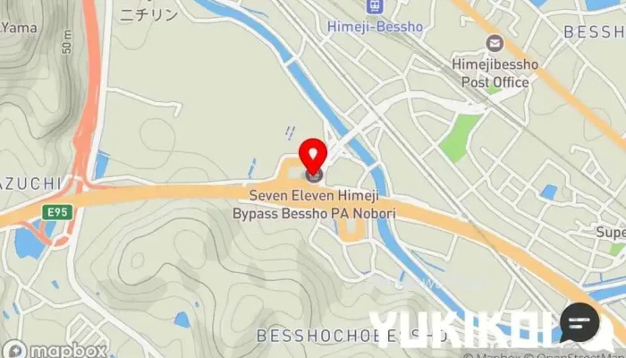 の地図 マネキダイニング別所PA上り店 レストラン で 姫路市