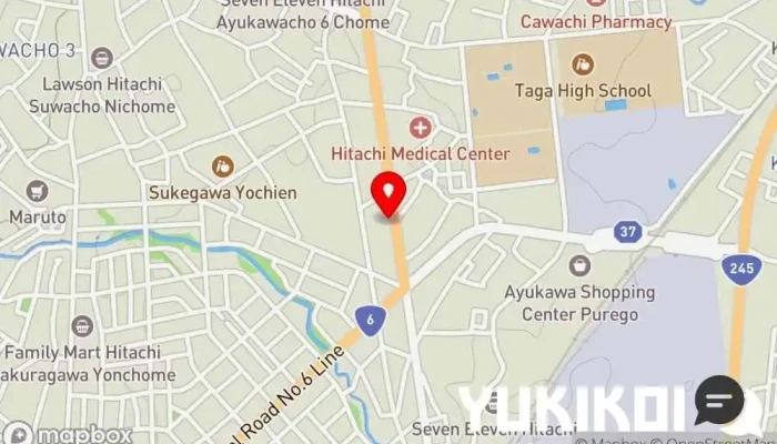 の地図 モスバーガー日立多賀店 ハンバーガー店 で 日立市