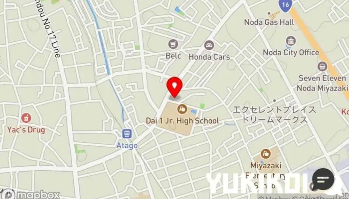 の地図 モスバーガー野田愛宕店 ハンバーガー店 で 野田市