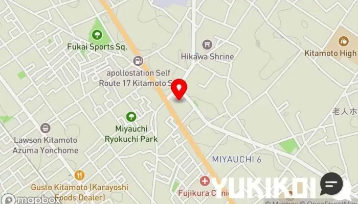 の地図 モダンパスタ 北本店 イタリア料理店 で 北本市