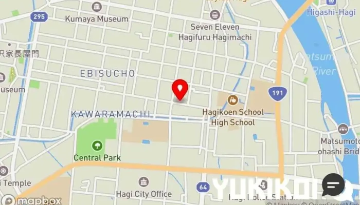 の地図 ラセイバ カフェ・喫茶, レストラン で 萩市