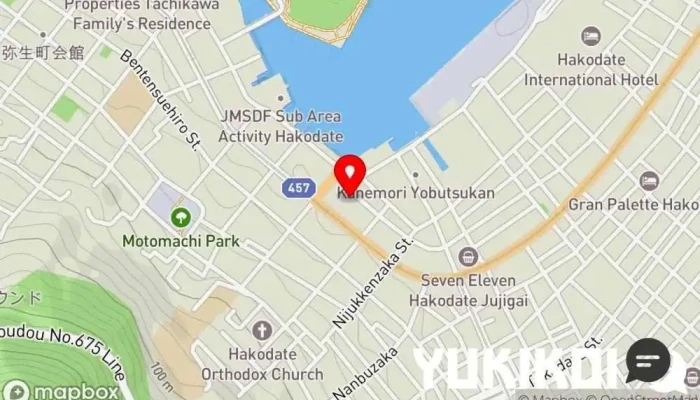 の地図 ラッキーピエロ ベイエリア本店 ハンバーガー店, ファースト フード店, レストラン で 函館市