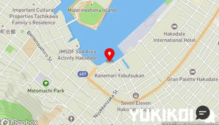 の地図 ラッキーピエロ マリーナ末広店 ハンバーガー店, ファースト フード店, レストラン で 函館市