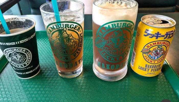 ラッキーピエロ 函館駅前店 -  ビール - 函館市