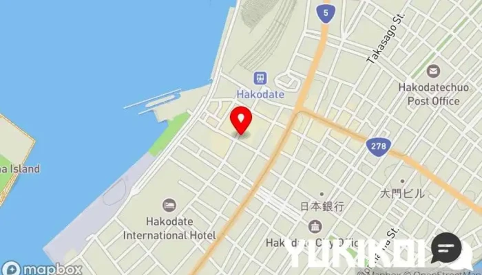 の地図 ラッキーピエロ 函館駅前店 ハンバーガー店, レストラン で 函館市