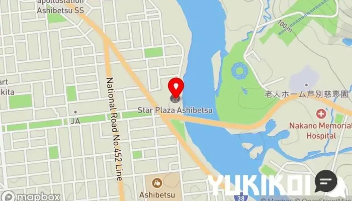 の地図 ラ·フルール レストラン で 芦別市