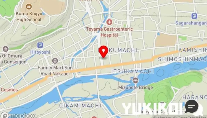の地図 ラーメン竜 ラーメン屋 で 人吉市
