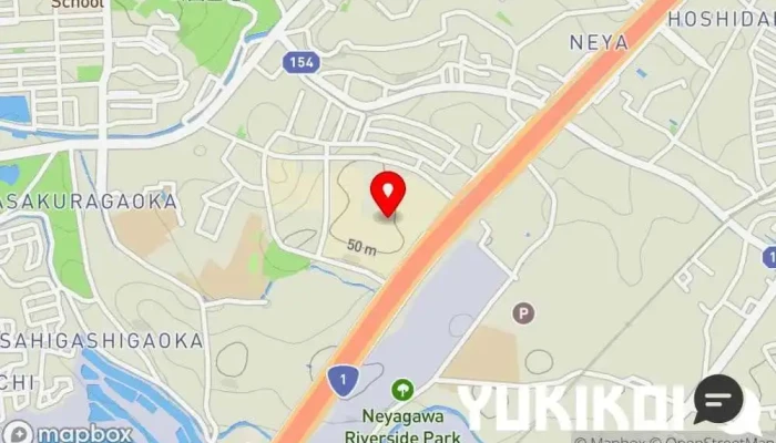 の地図 リンガーハット ビバモール寝屋川店 ちゃんぽん麺レストラン, ファミリー レストラン, テイクアウト で 寝屋川市