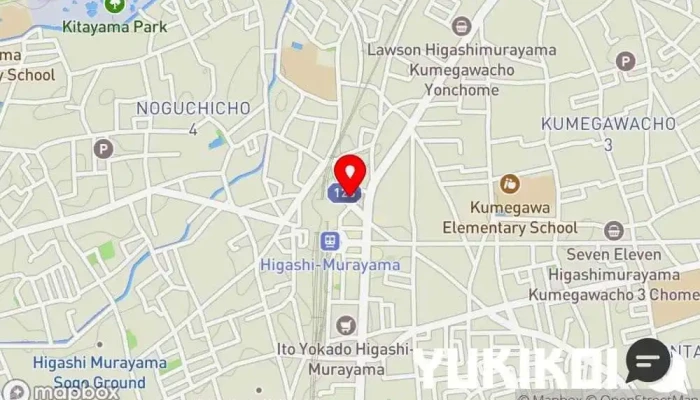 の地図 リヴィエルドール フランス料理店 で 東村山市