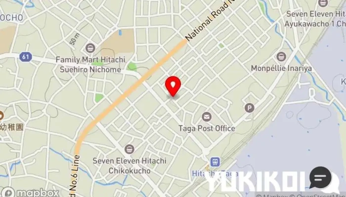 の地図 ル ジタン フランス料理店 で 日立市