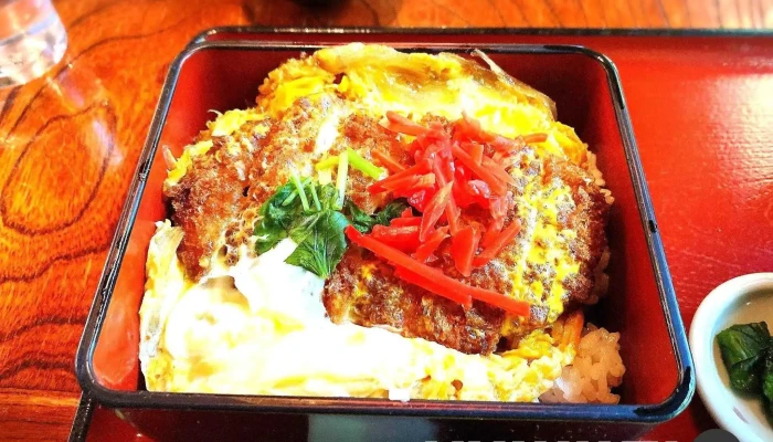 レストパーク馬渕川 -  カツ丼 - 二戸市