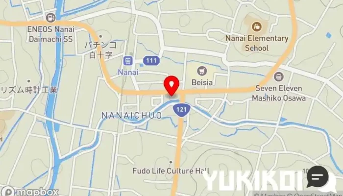 の地図 レストラン つきみ野 レストラン で 益子町