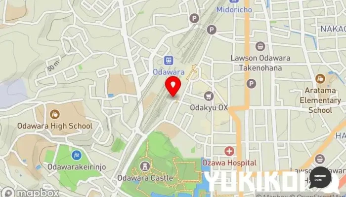 の地図 レストラン スカイダイニング レストラン で 小田原市