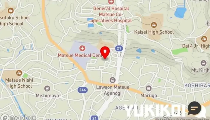 の地図 レストラン ナテュール フランス料理店, レストラン で 松江市