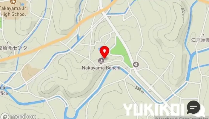 の地図 レストラン 中山盆地朝日食堂 レストラン で 高山村