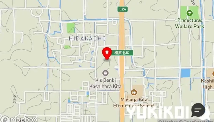 の地図 レストラン レストラン で 橿原市