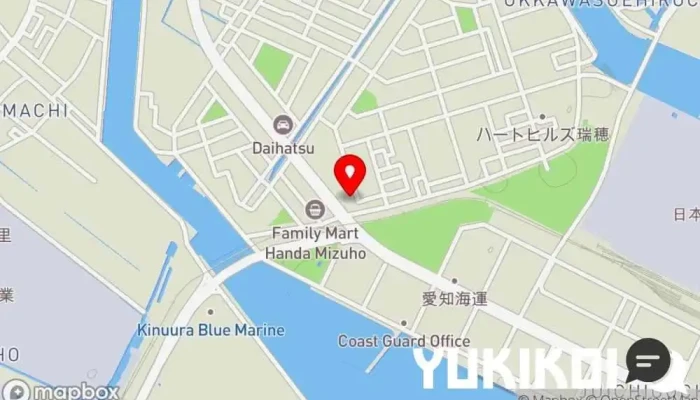 の地図 レストラン 美波 和食店 で 半田市
