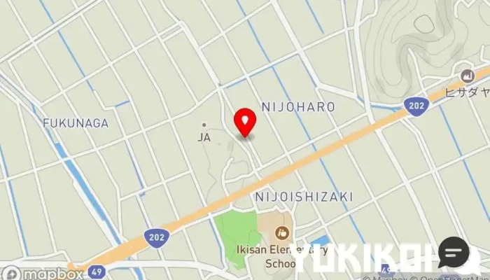 の地図 レストランKUROKI フランス料理店 で 糸島市