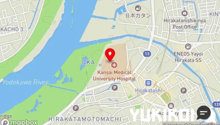 の地図 レストランのぞみ レストラン で 枚方市
